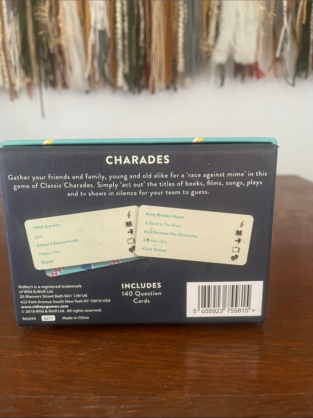 Games Den Charades Box - Party  card Game